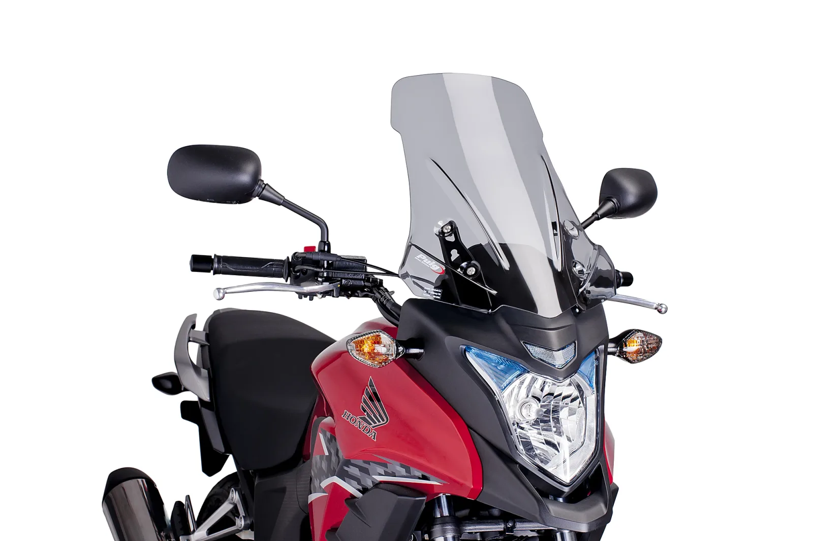 Puig Слюда Touring за Honda CB 500X (2013–2016) – Опушена
