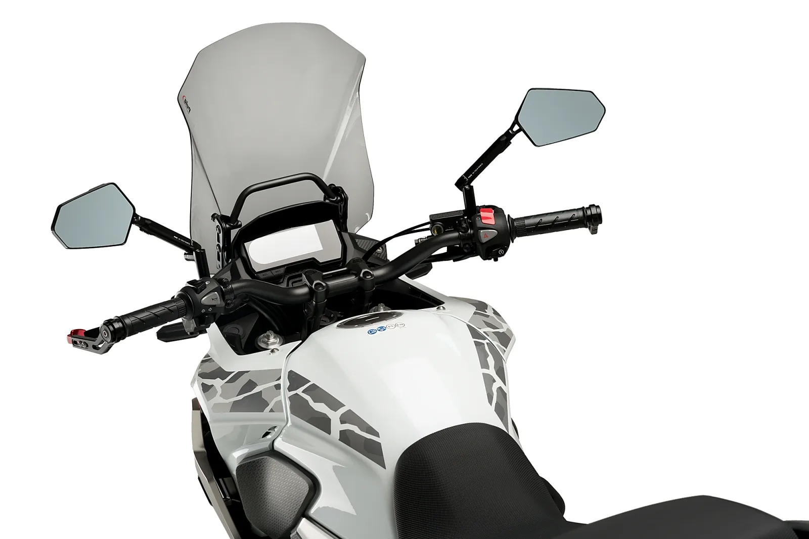 Puig Слюда Touring за Honda CB 500X (2016–2026) – Опушена