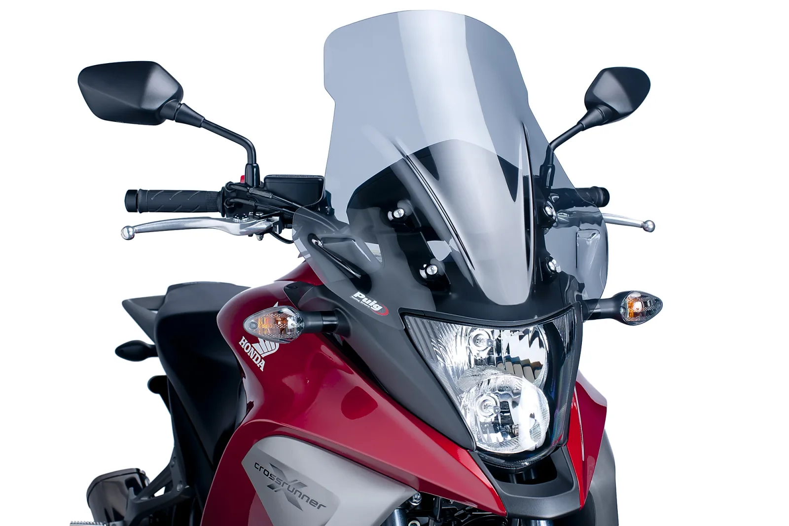Puig Слюда Touring за Honda VFR 800X Crossrunner (2011–2014) – Опушена