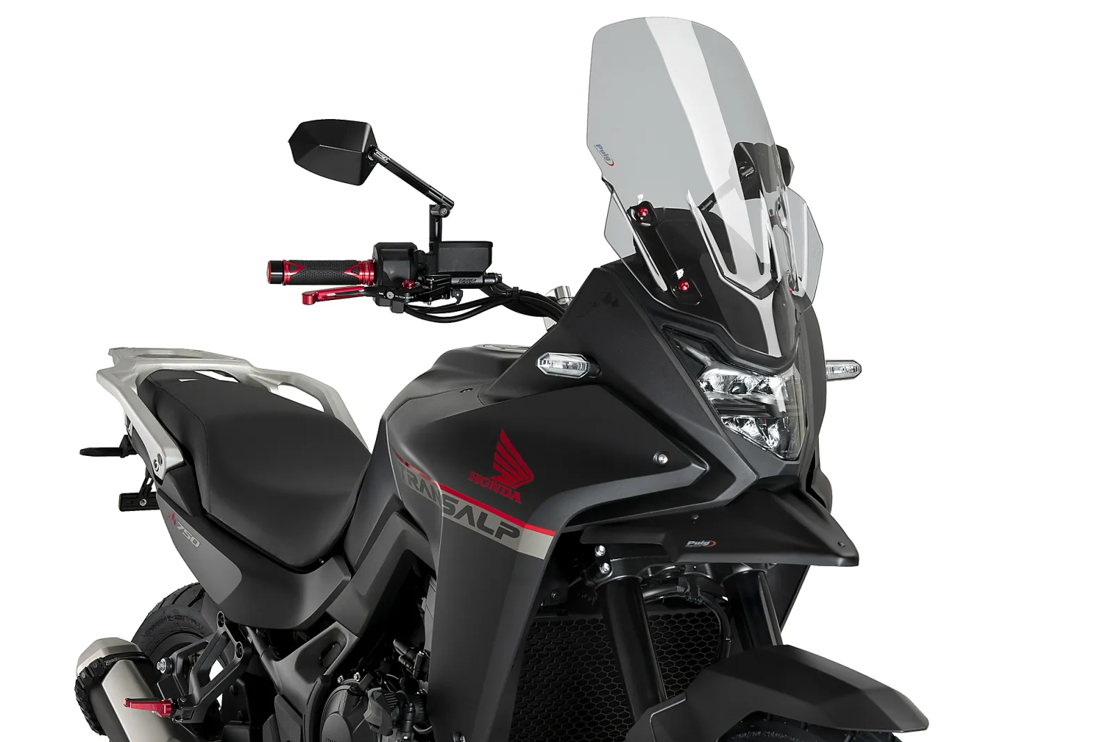 Puig Слюда Touring за Honda XL 750 Transalp (2023–2024) – Опушена
