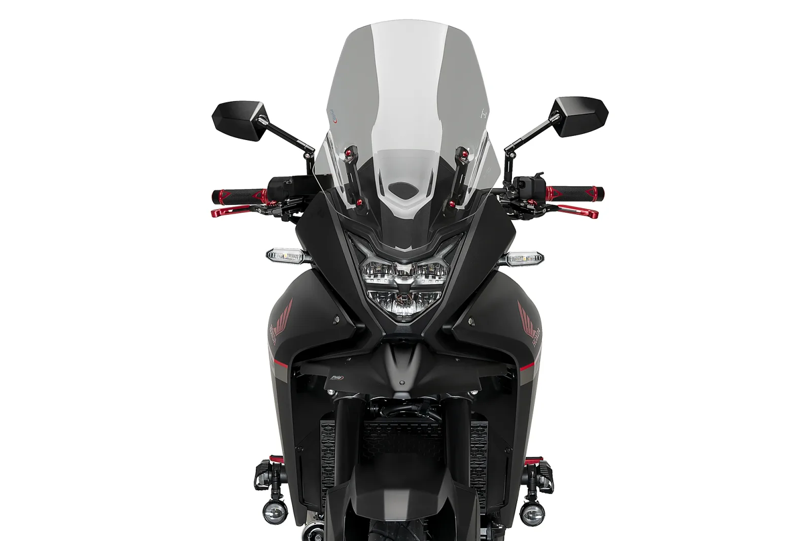 Puig Слюда Touring за Honda XL 750 Transalp (2023–2024) – Опушена