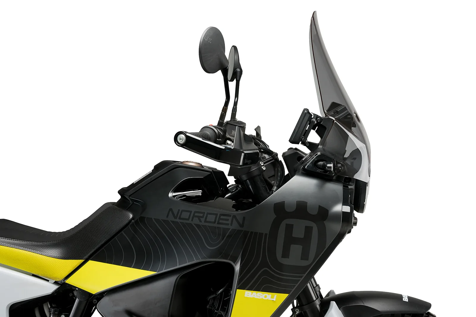 Puig Слюда Touring за Husqvarna Norden 901 (2022–2026) – Опушена