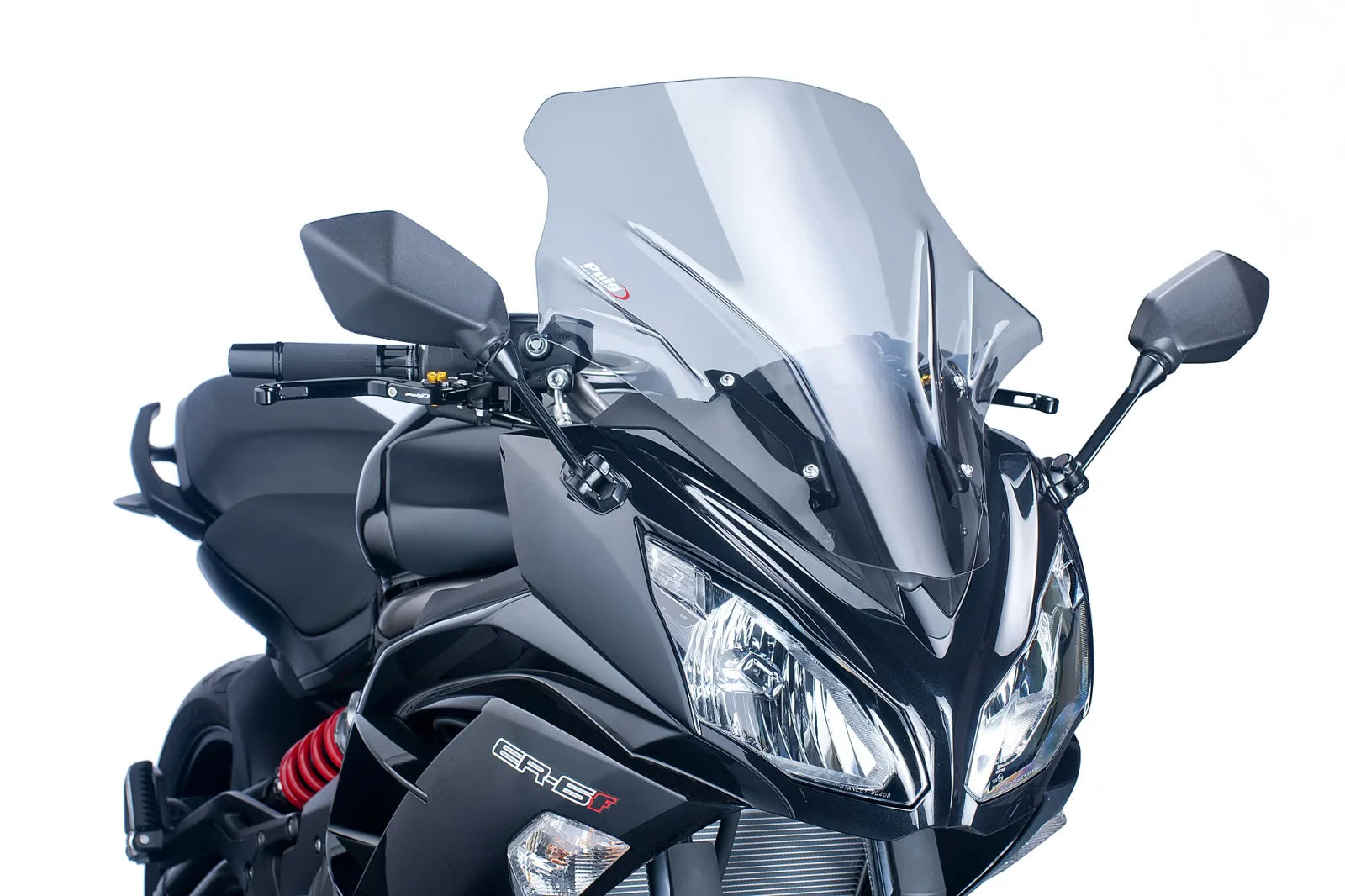 Puig Слюда Touring за Kawasaki ER-6F (2012–2016) – Опушена