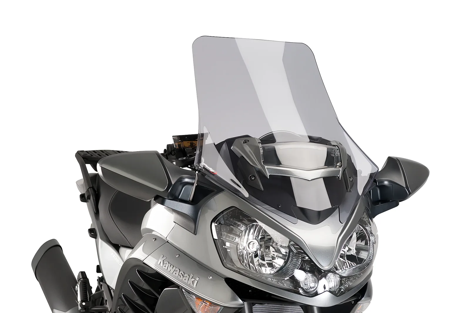 Puig Слюда Touring за Kawasaki GTR 1400 (2015–2017) – Опушена