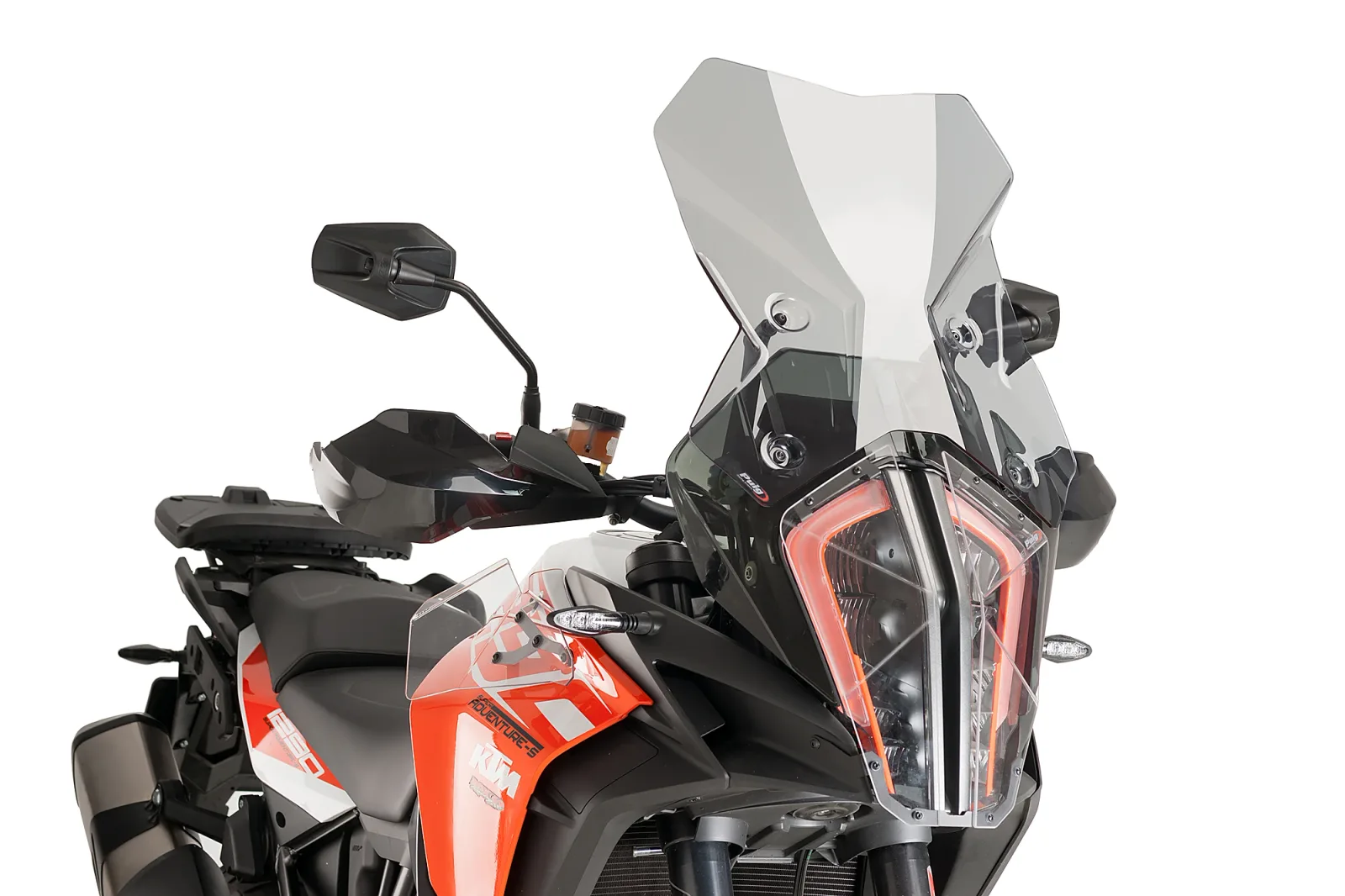 Puig Слюда Touring за KTM 1290 Super Adventure (2017–2020) – Опушена