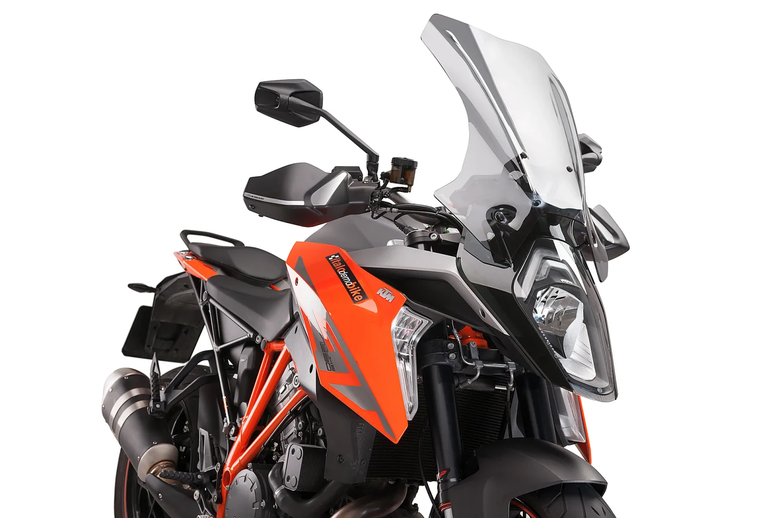 Puig Слюда Touring за KTM 1290 Super Duke GT (2016–2018) – Опушена