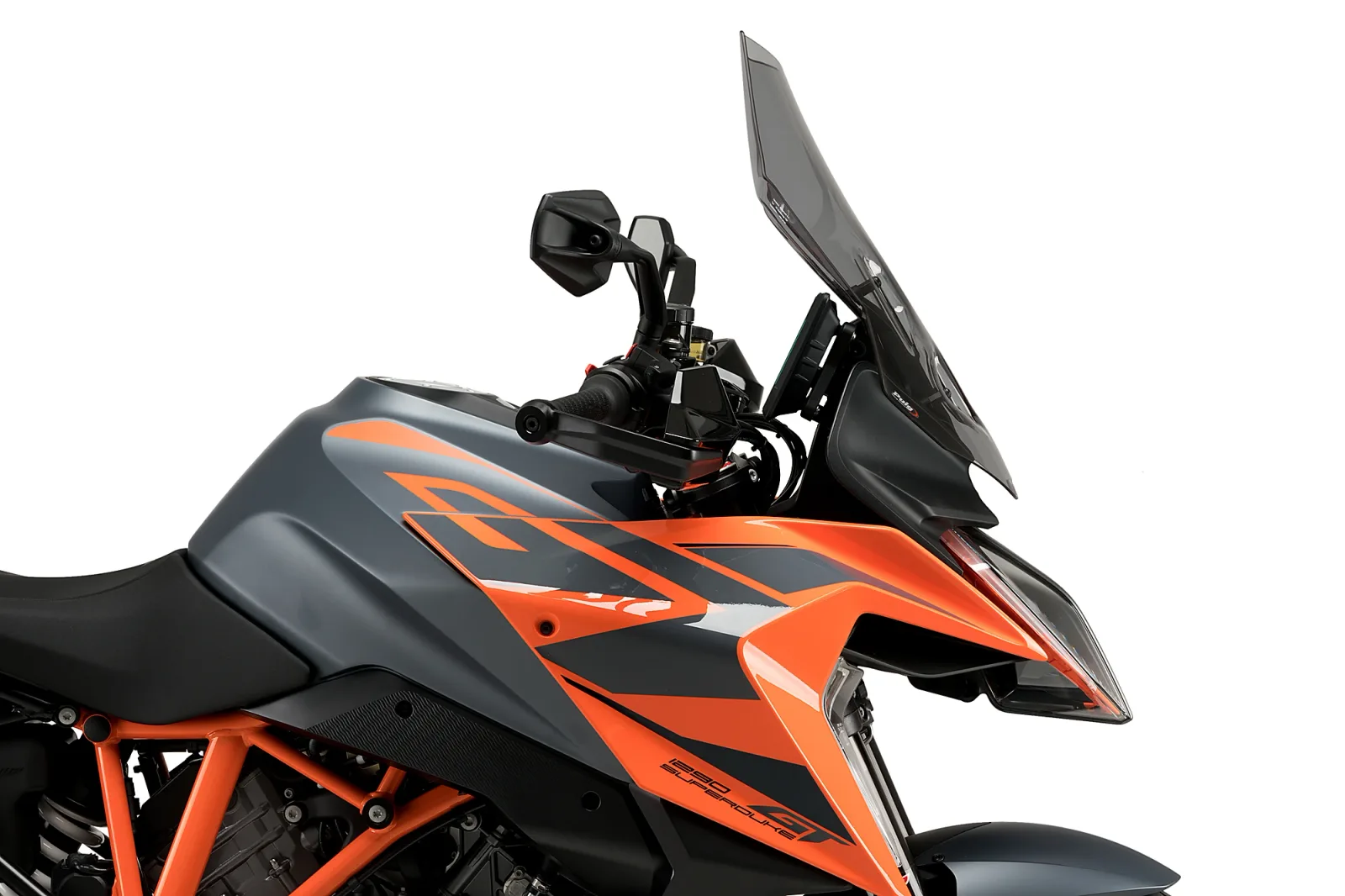 Puig Слюда Touring за KTM 1290 Super Duke GT (2019–2025) – Опушена