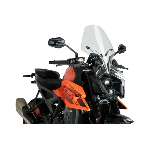 Puig Слюда Touring за KTM 990 Duke (2024–2026), 990 Duke R (2024–2026) – Прозрачна