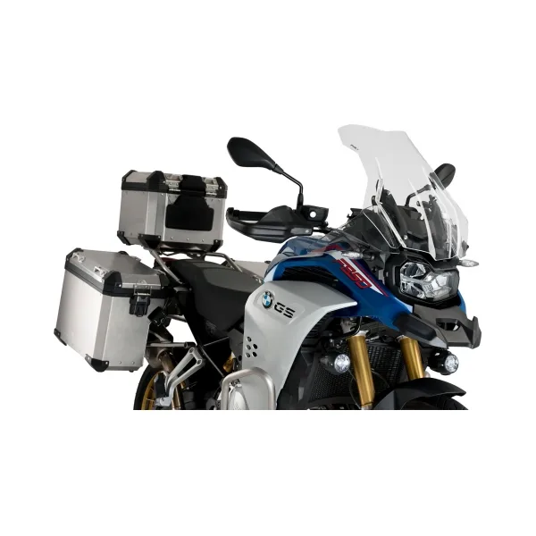 Puig Слюда Touring Plus за BMW F 750 GS (2018–2024), F 850 GS (2018–2023), F 900 GS Adventure (2024–2026) – Прозрачна