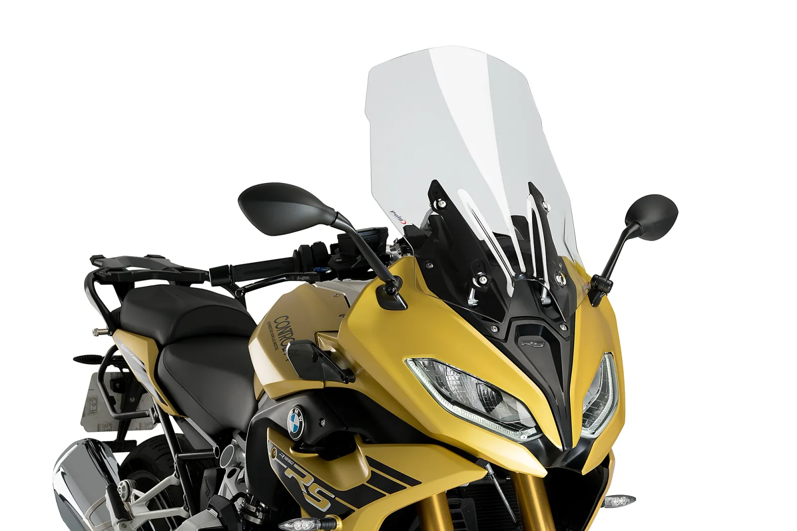 Puig Слюда Touring Plus за BMW R 1200 RS (2015–2018), R 1250 RS (2019–2026) – Прозрачна