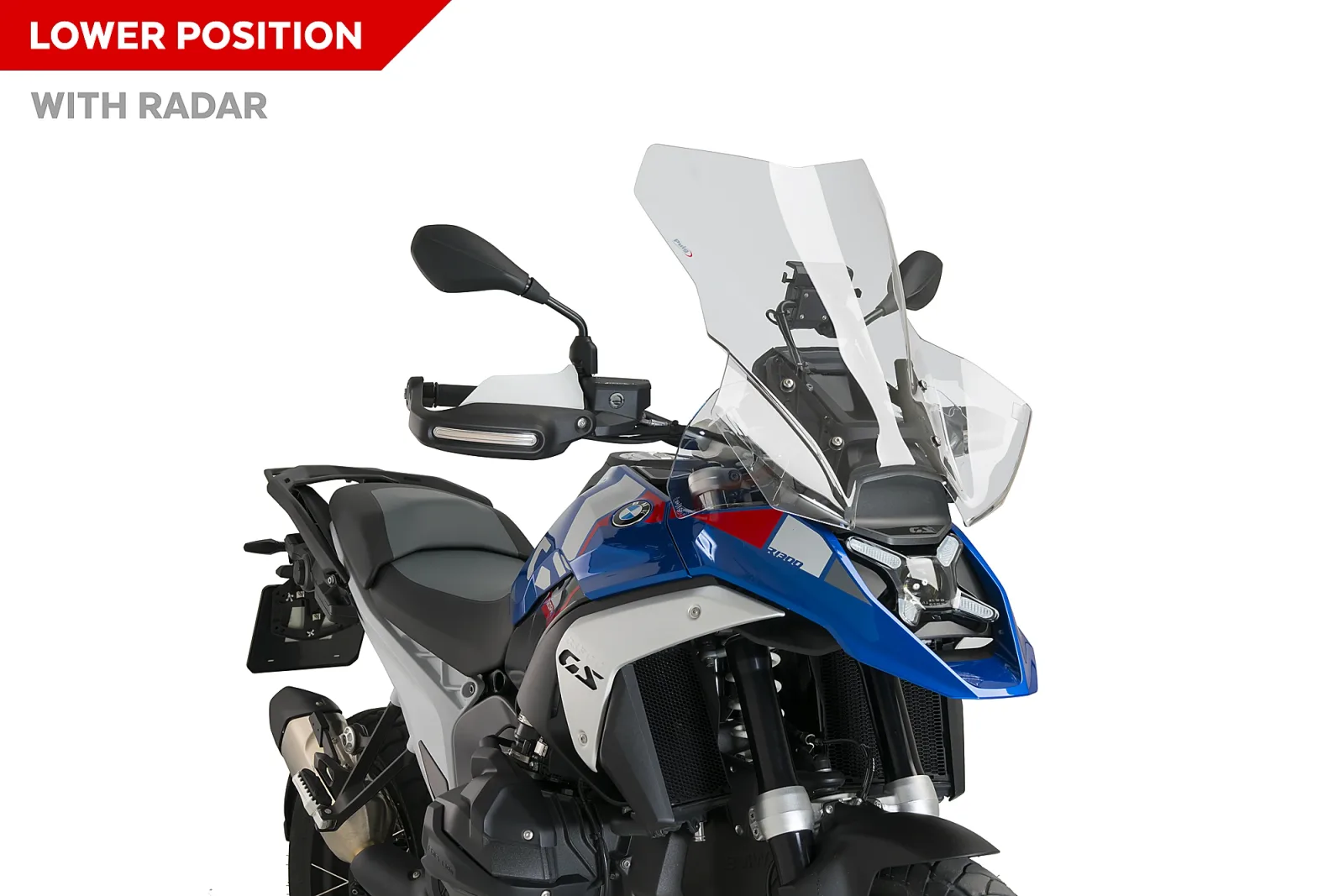 Puig Слюда Touring Plus за BMW R 1300 GS (2023–2026) – Прозрачна