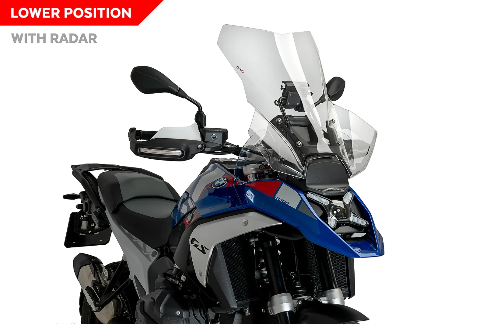 Puig Слюда Touring Plus за BMW R 1300 GS (2023–2026) – Прозрачна