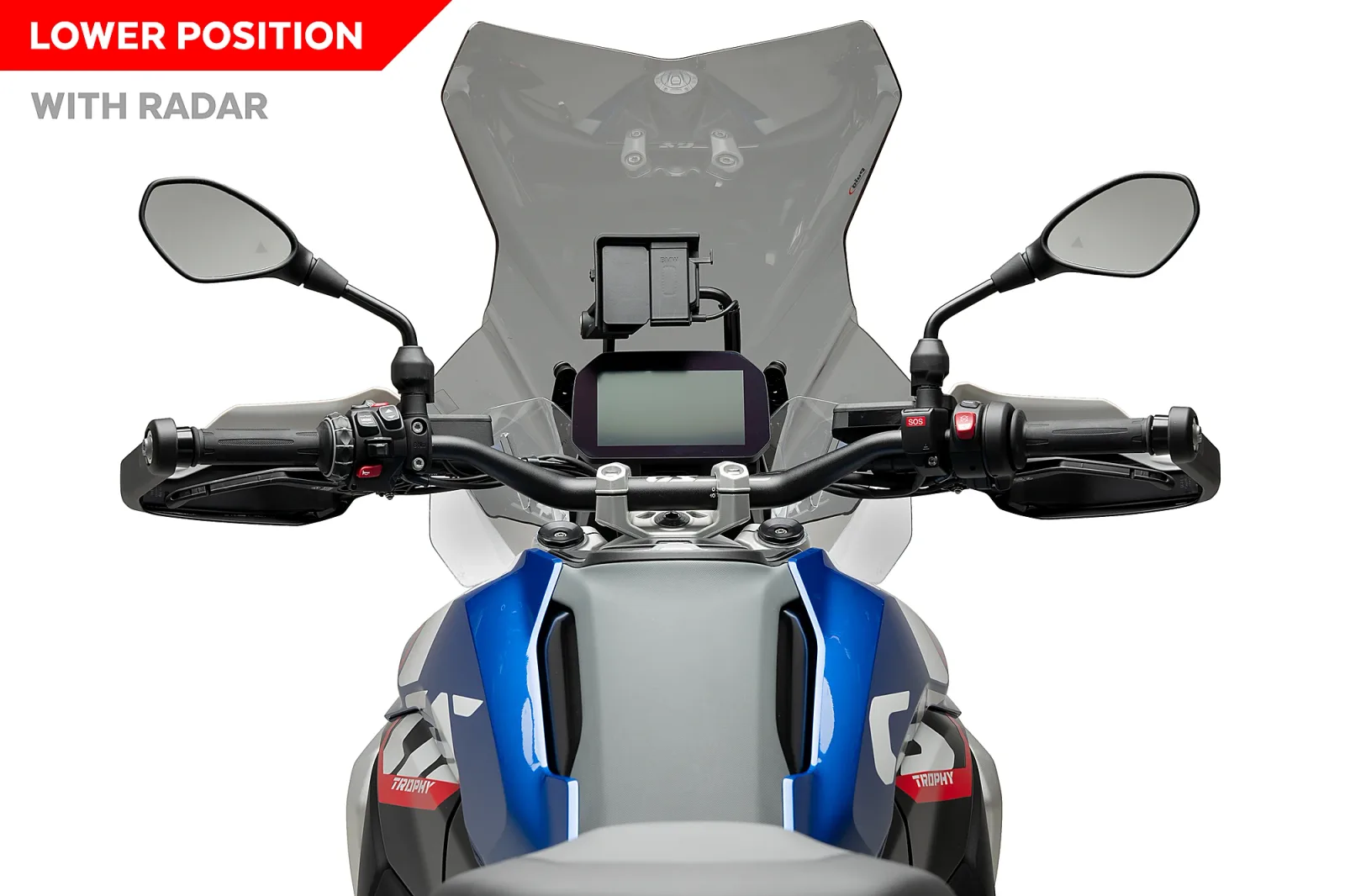 Puig Слюда Touring Plus за BMW R 1300 GS (2023–2026) – Опушена