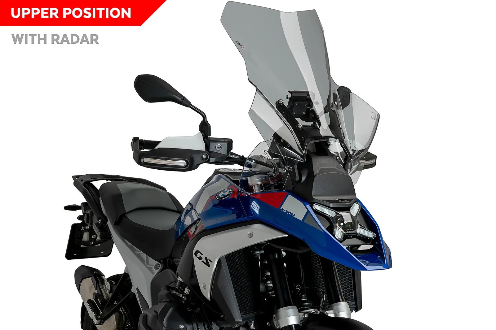 Puig Слюда Touring Plus за BMW R 1300 GS (2023–2026) – Опушена