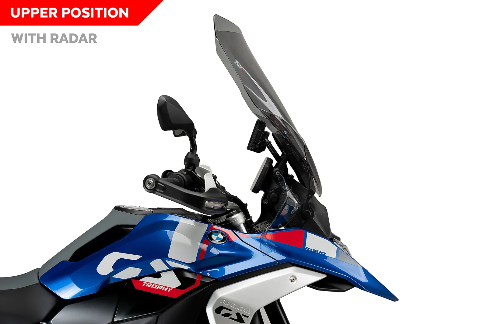 Puig Слюда Touring Plus за BMW R 1300 GS (2023–2026) – Опушена