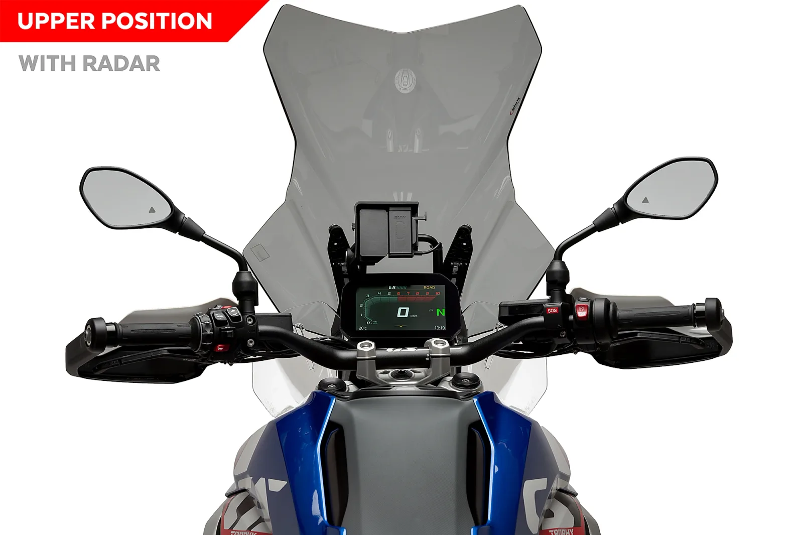 Puig Слюда Touring Plus за BMW R 1300 GS (2023–2026) – Опушена