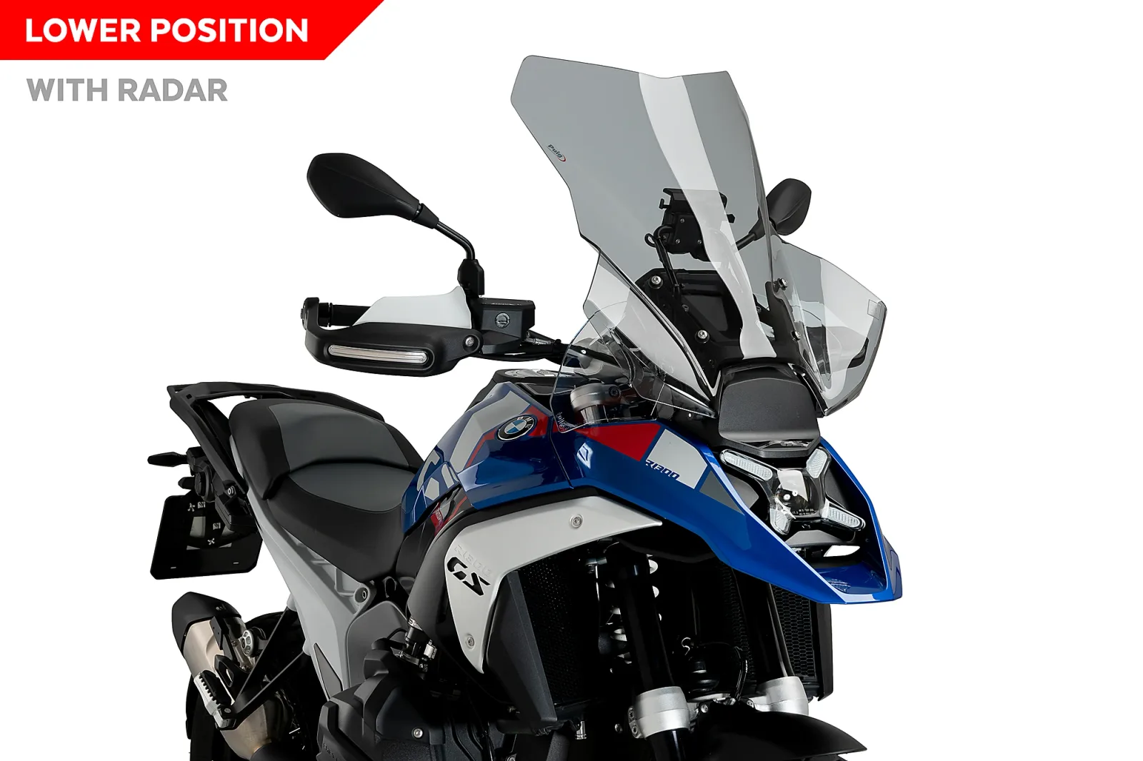 Puig Слюда Touring Plus за BMW R 1300 GS (2023–2026) – Опушена