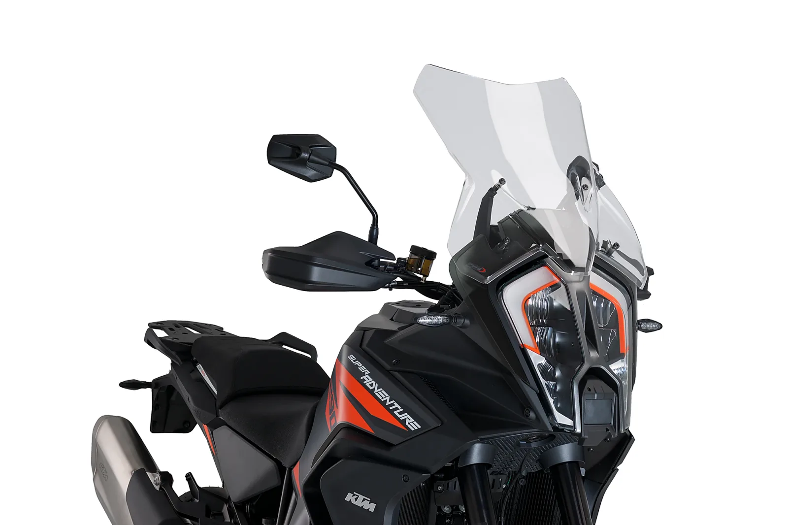 Puig Слюда Touring Plus за KTM 1290 Super Adventure (2021–2025) – Прозрачна