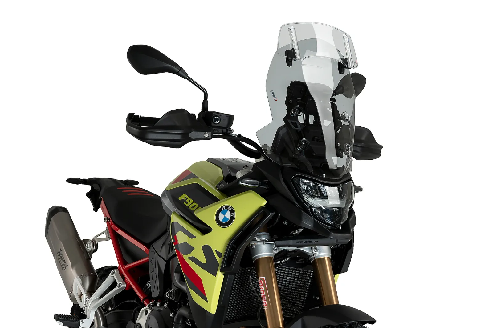 Puig Слюда Touring с втора слюда за BMW F 900 GS (2024–2026) – Опушена