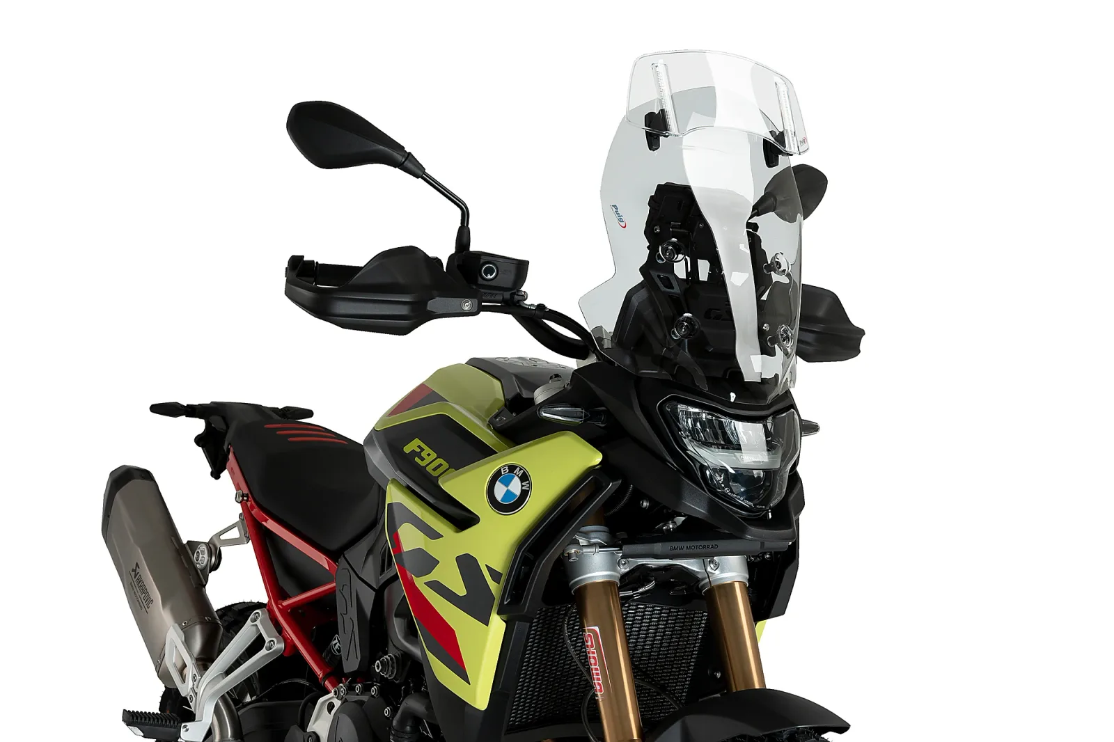 Puig Слюда Touring с втора слюда за BMW F 900 GS (2024–2026) – Прозрачна