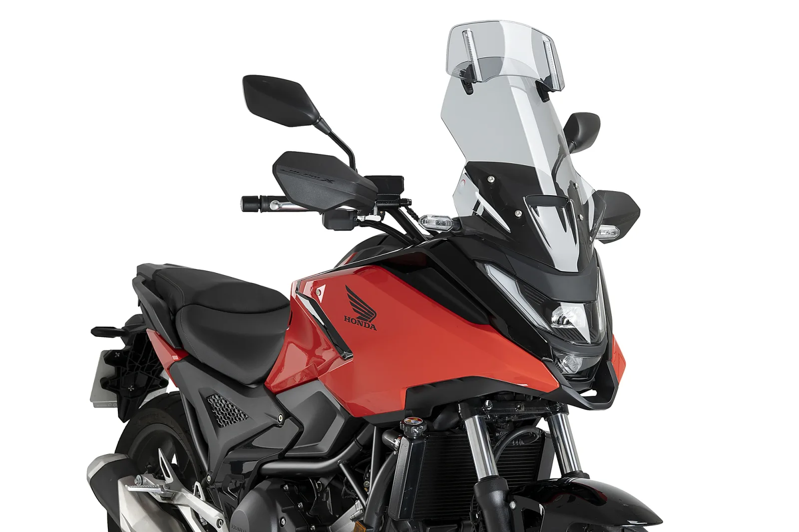 Puig Слюда Touring с втора слюда за Honda NC 750X (2025–2026) – Опушена