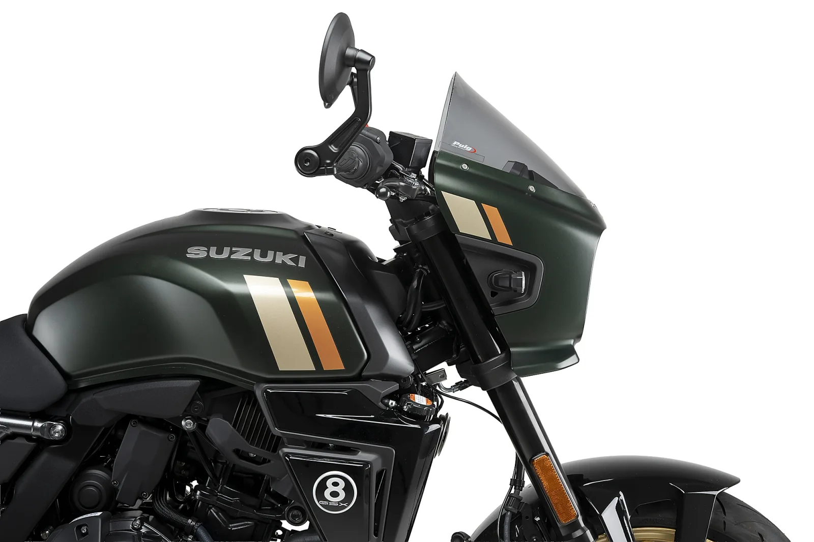 Puig Слюда Touring за Suzuki GSX-8TT (2025–2026) – Опушена