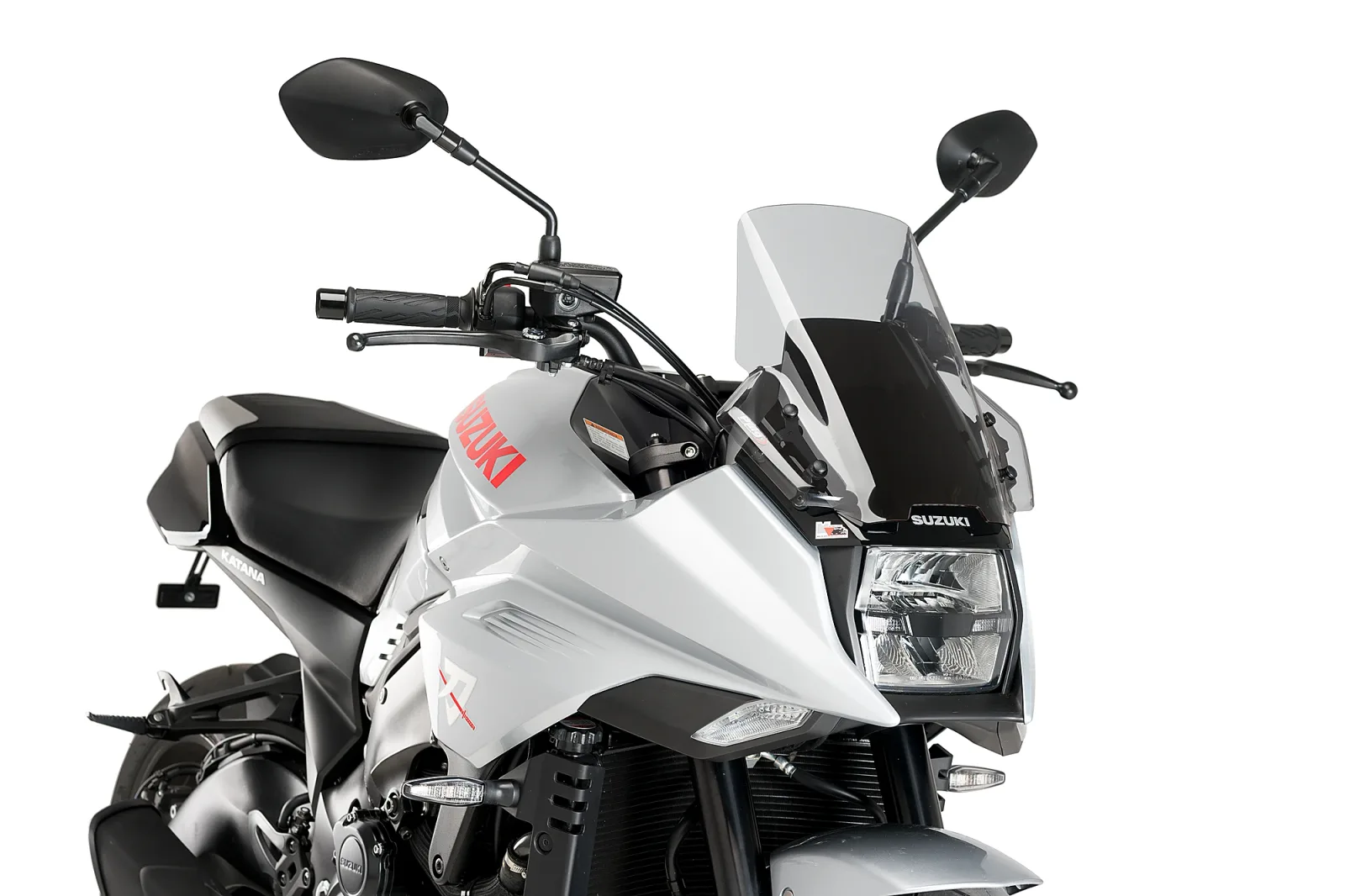 Puig Слюда Touring за Suzuki GSX-S 1000 Katana (2019–2025) – Опушена
