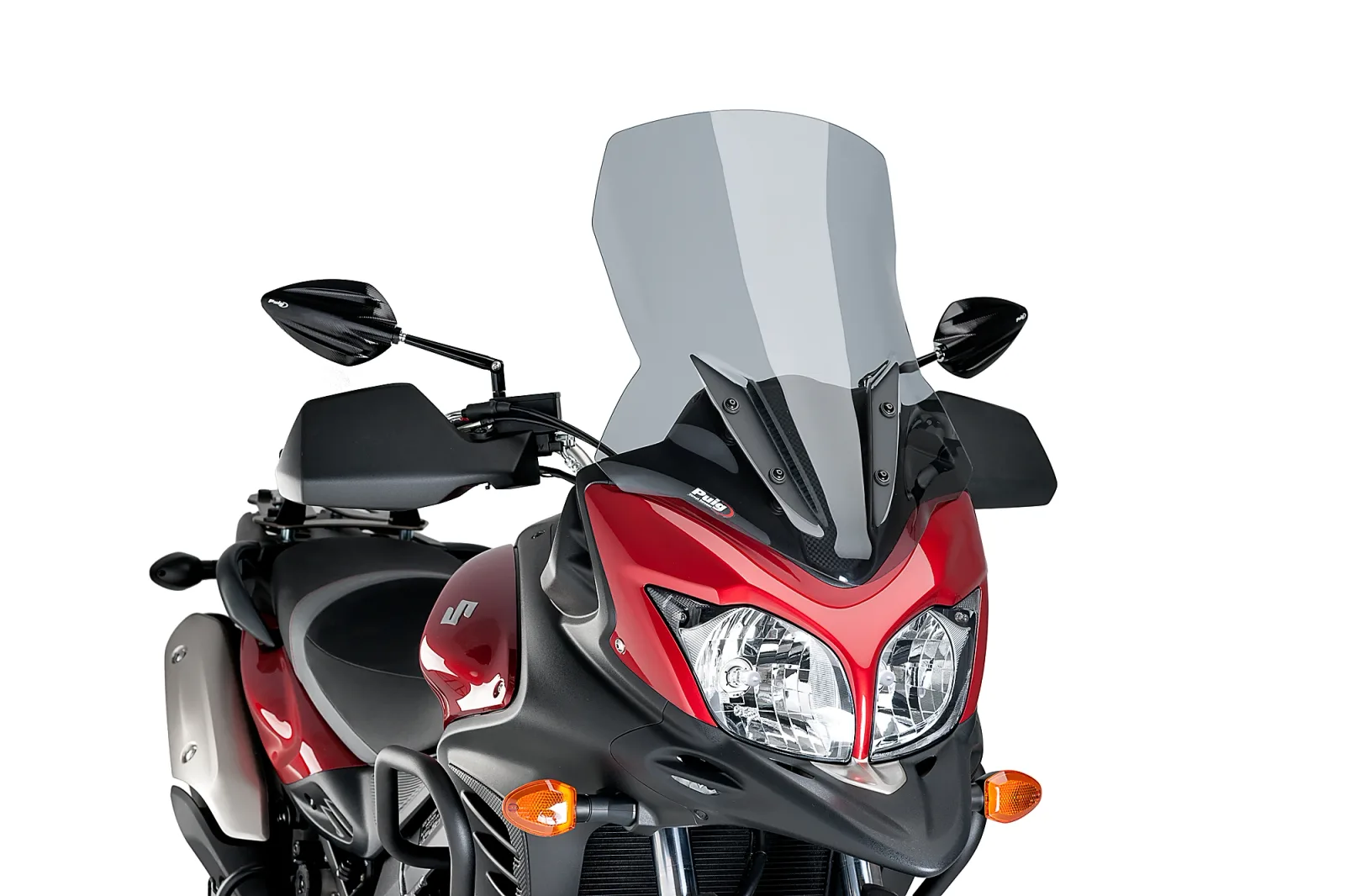 Puig Слюда Touring за Suzuki V-Strom 650 (2012–2016) – Опушена