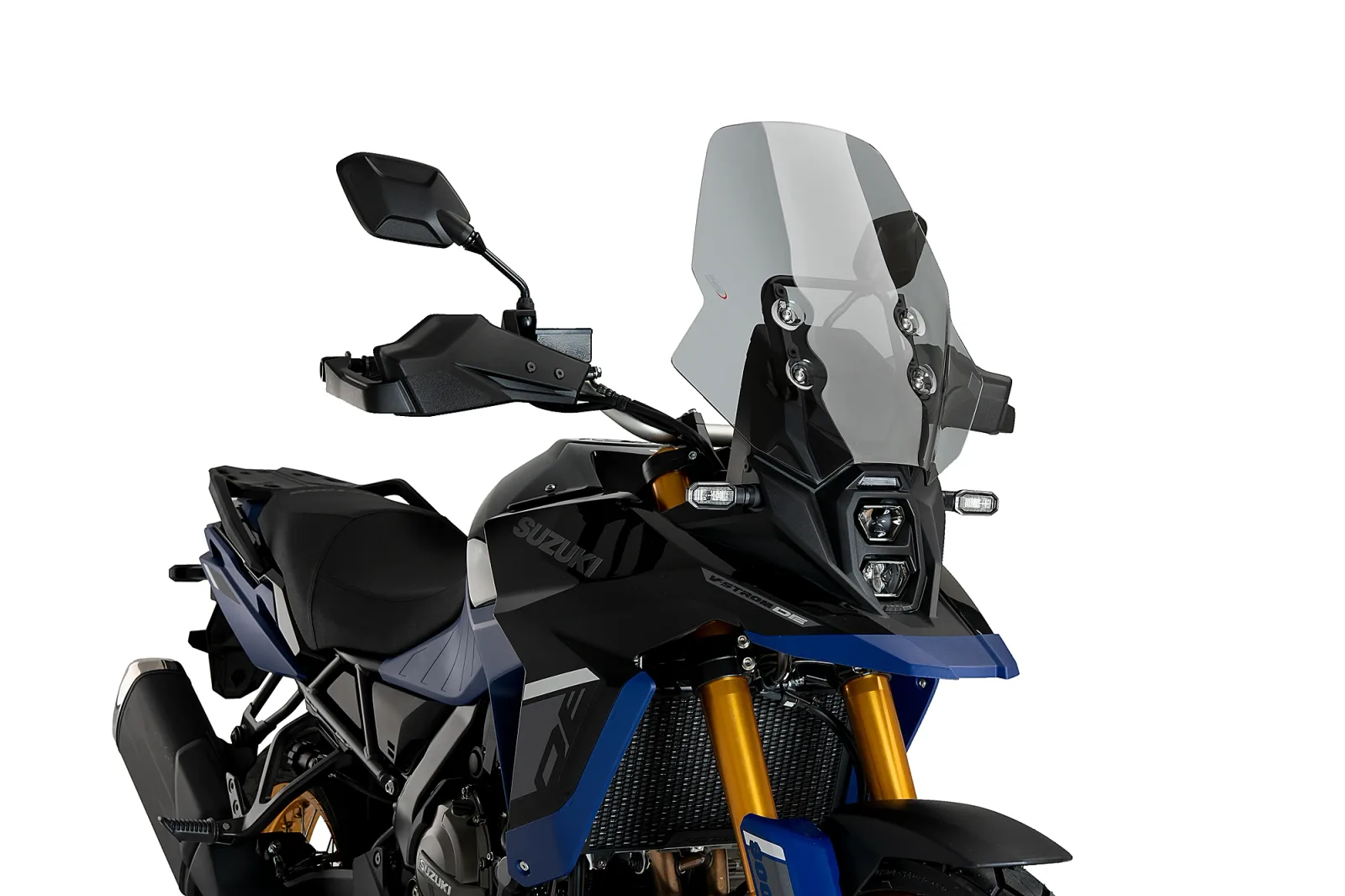 Puig Слюда Touring за Suzuki V-Strom 800 (2023–2026) – Опушена