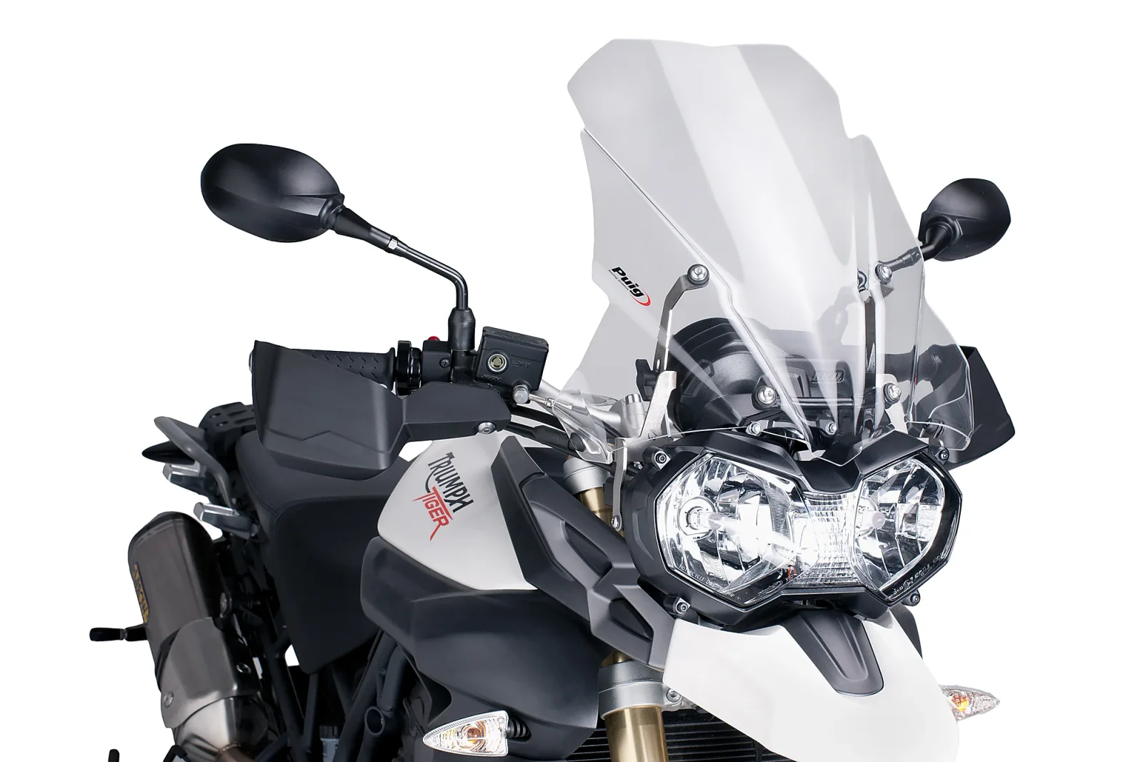Puig Слюда Touring за Triumph Tiger 800 XC (2011–2017), Tiger 800 XRx (2017) – Прозрачна