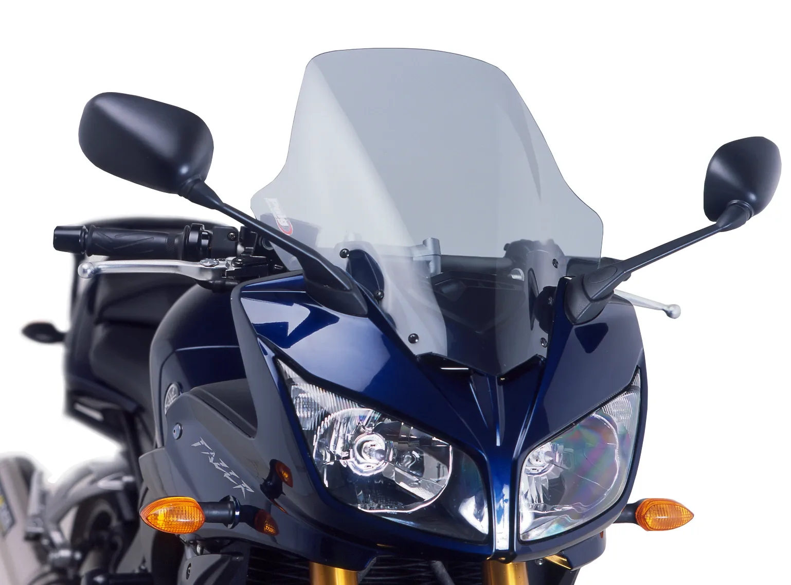 Puig Слюда Touring за Yamaha FZ1 Fazer (2006–2015) – Опушена