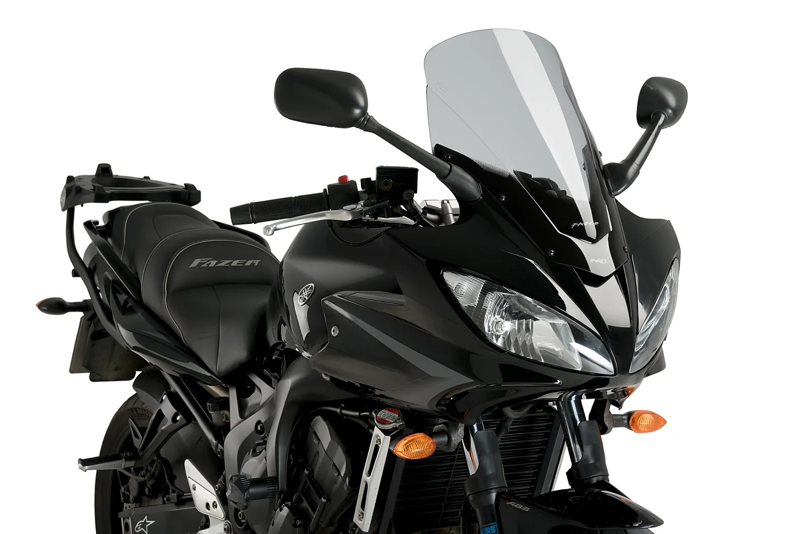 Puig Слюда Touring за Yamaha FZ6 (2007–2010) – Опушена