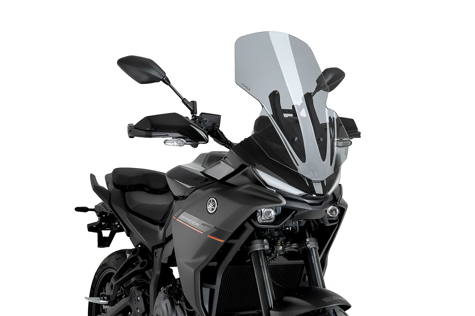 Puig Слюда Touring за Yamaha Tracer 7 (2025–2026), Tracer 7 GT (2025–2026) – Опушена