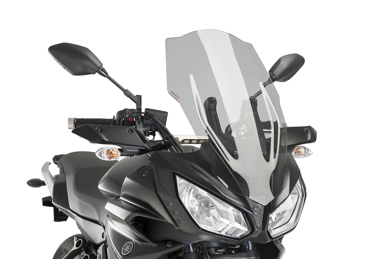 Puig Слюда Touring за Yamaha Tracer 700 (2016–2017, 2019) – Опушена