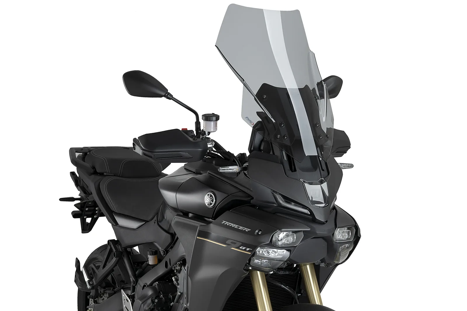 Puig Слюда Touring за Yamaha Tracer 9 (2025–2026), Tracer 9 GT (2025–2026) – Опушена