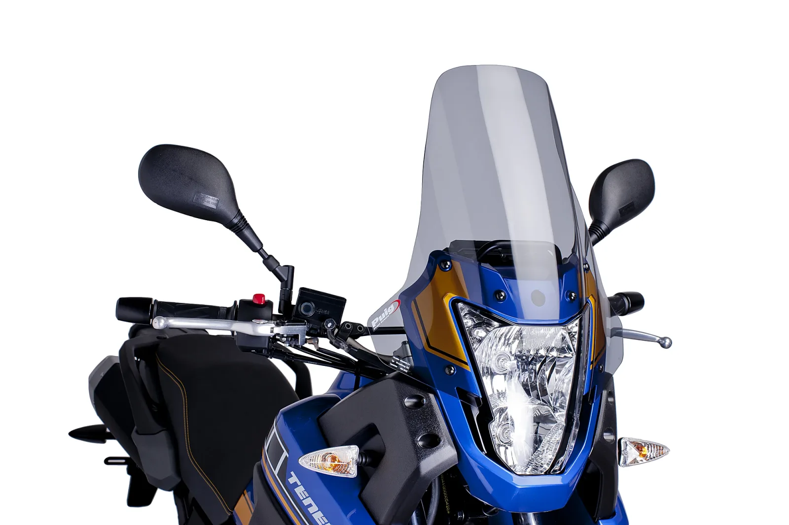Puig Слюда Touring за Yamaha XT660Z Tenere (2008–2016) – Опушена