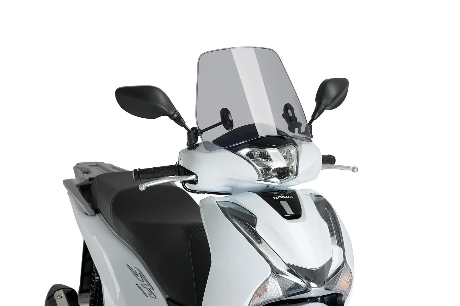 Puig Слюда Trafic за Honda SH 125i (2018–2020), SH 150i (2017–2020) – Опушена