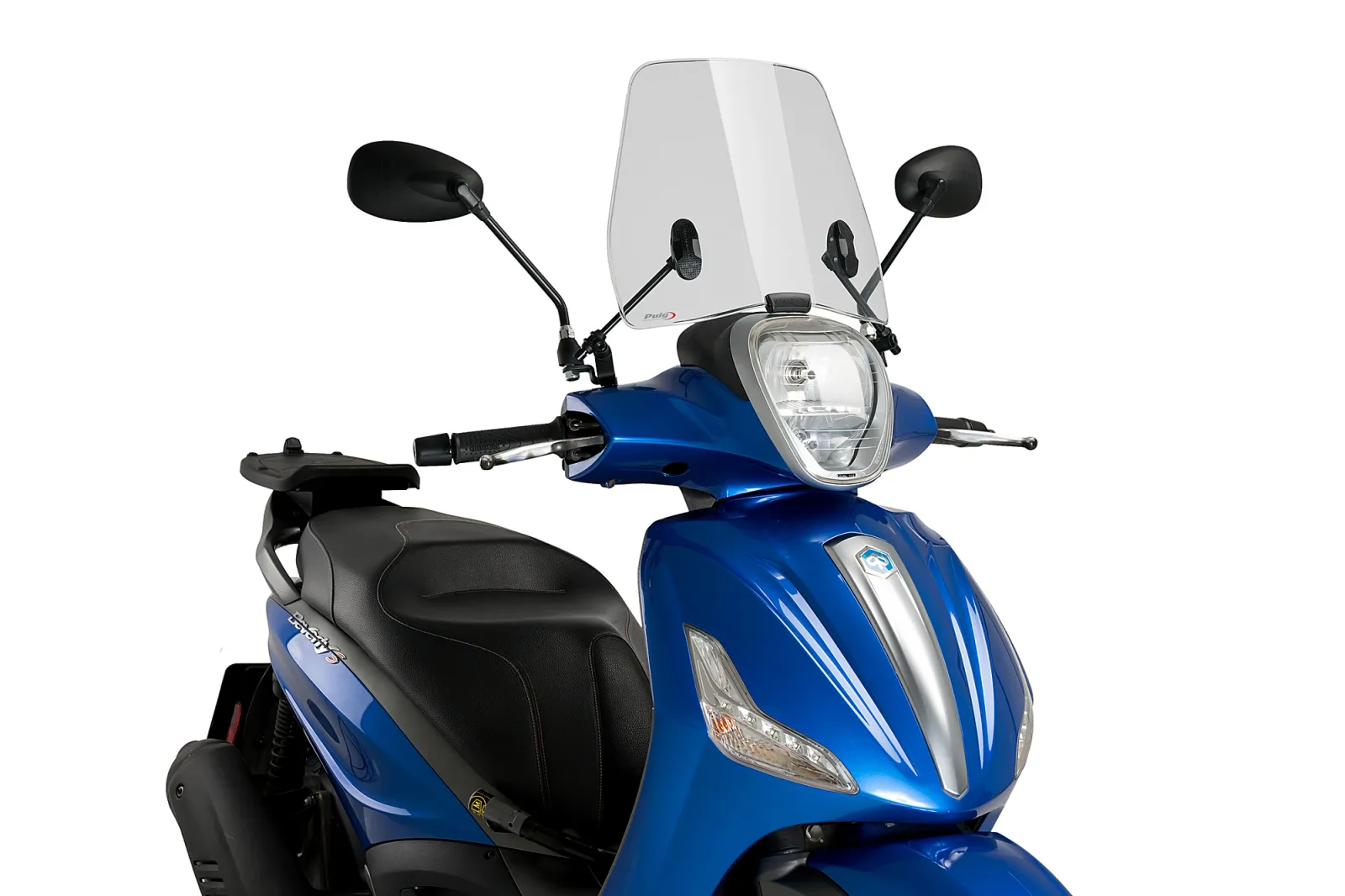 Puig Слюда Trafic за Piaggio Beverly 300 (2011–2021) – Опушена