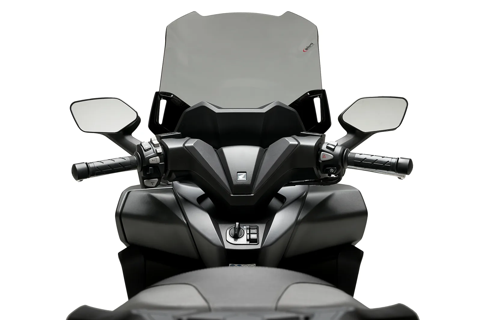 Puig Слюда V-Tech Line Sport за Honda Forza 125 (2018–2020), Forza 300 (2018–2020) – Опушена