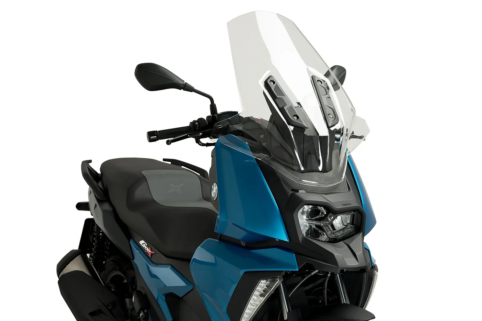 Puig Слюда V-Tech Line Touring за BMW C 400 X (2018–2024) – Прозрачна