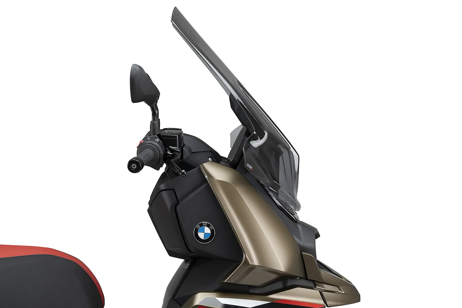Puig Слюда V-Tech Line Touring за BMW C 400 X (2019–2026) – Опушена
