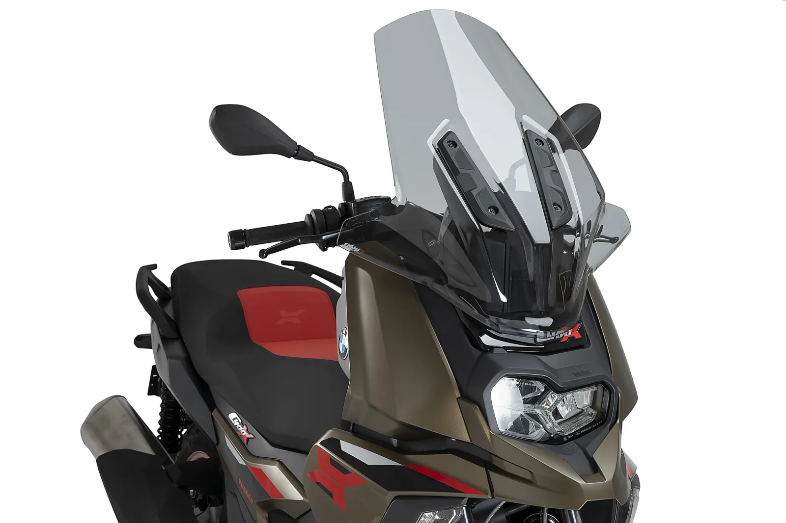 Puig Слюда V-Tech Line Touring за BMW C 400 X (2019–2026) – Опушена