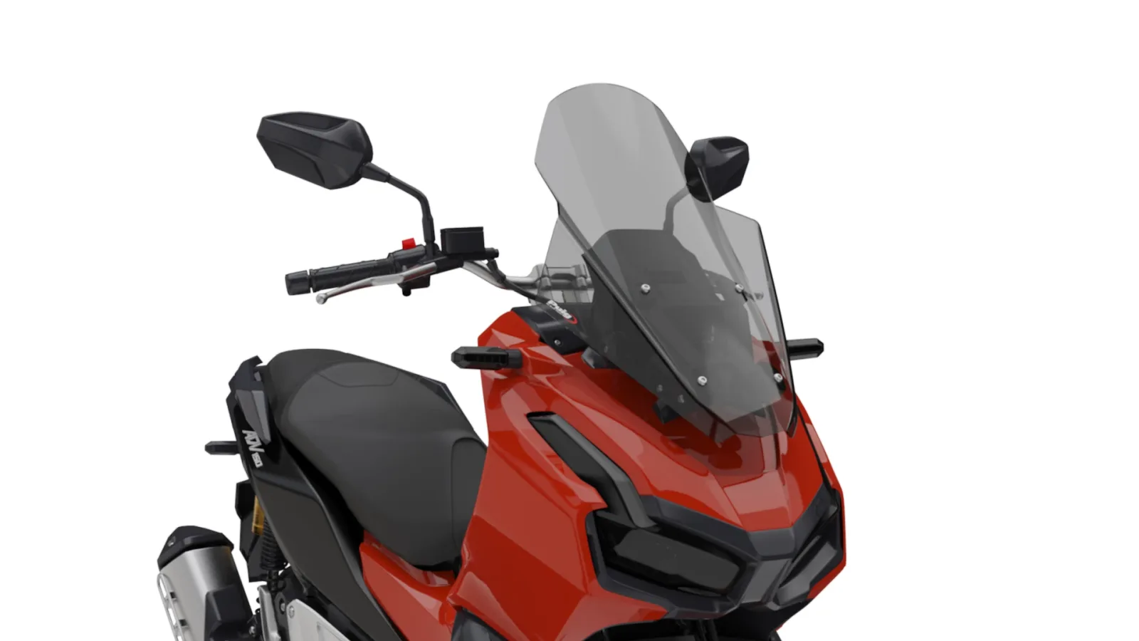 Puig Слюда V-Tech Line Touring за Honda ADV 150 (2023), ADV 160 (2023–2026) – Опушена