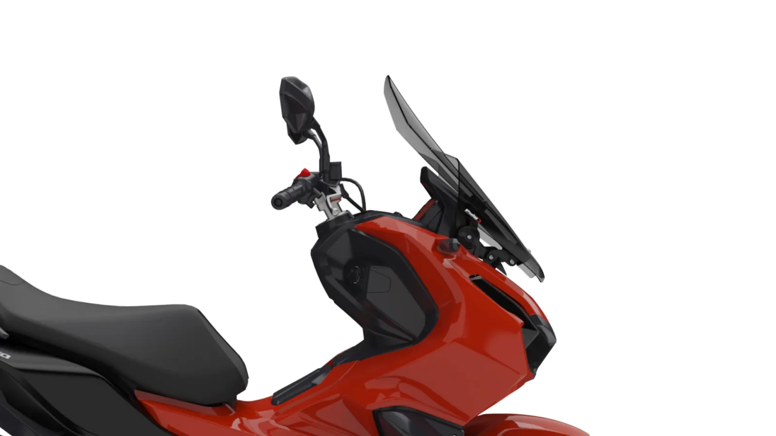 Puig Слюда V-Tech Line Touring за Honda ADV 150 (2023), ADV 160 (2023–2026) – Опушена