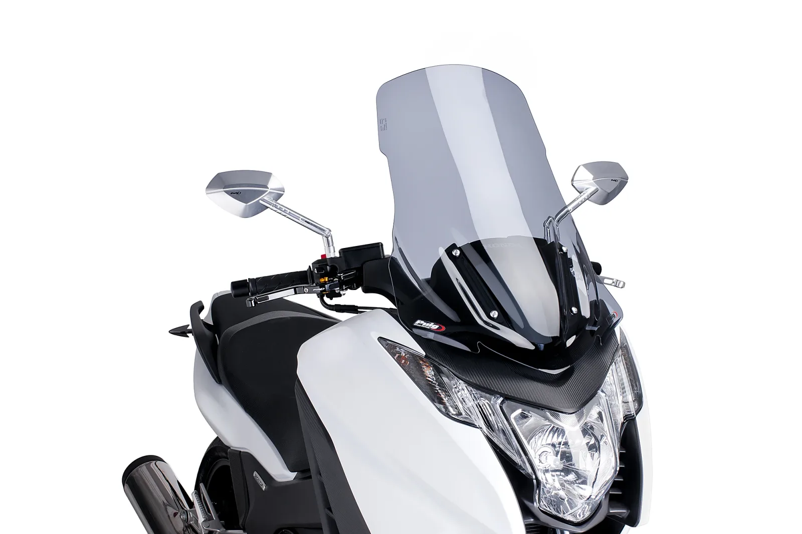 Puig Слюда V-Tech Line Touring за Honda NC 750 Integra (2014–2020), NC 700 Integra (2012–2013) – Опушена
