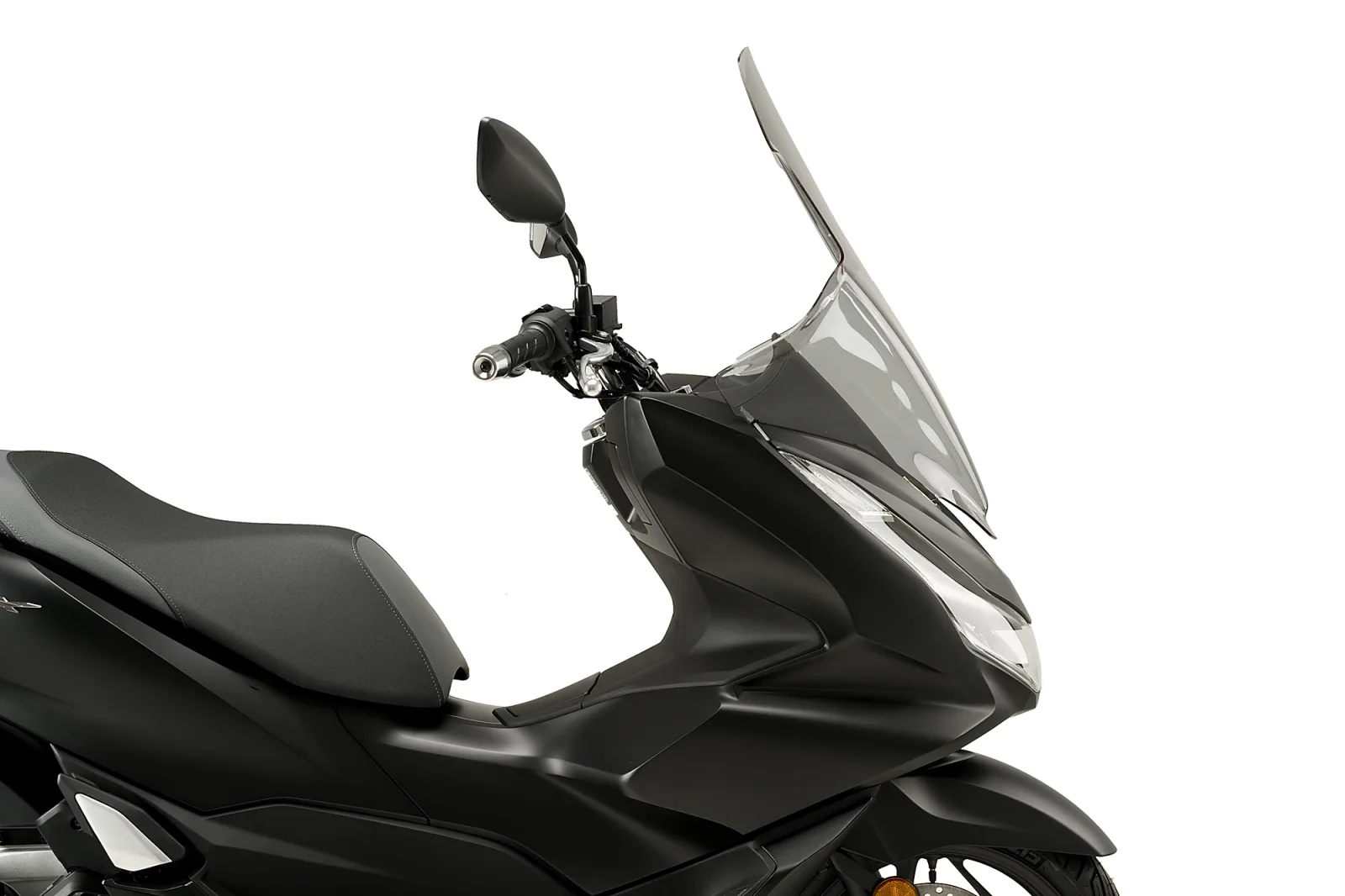 Puig Слюда V-Tech Line Touring за Honda PCX 125 (2021–2024) – Опушена