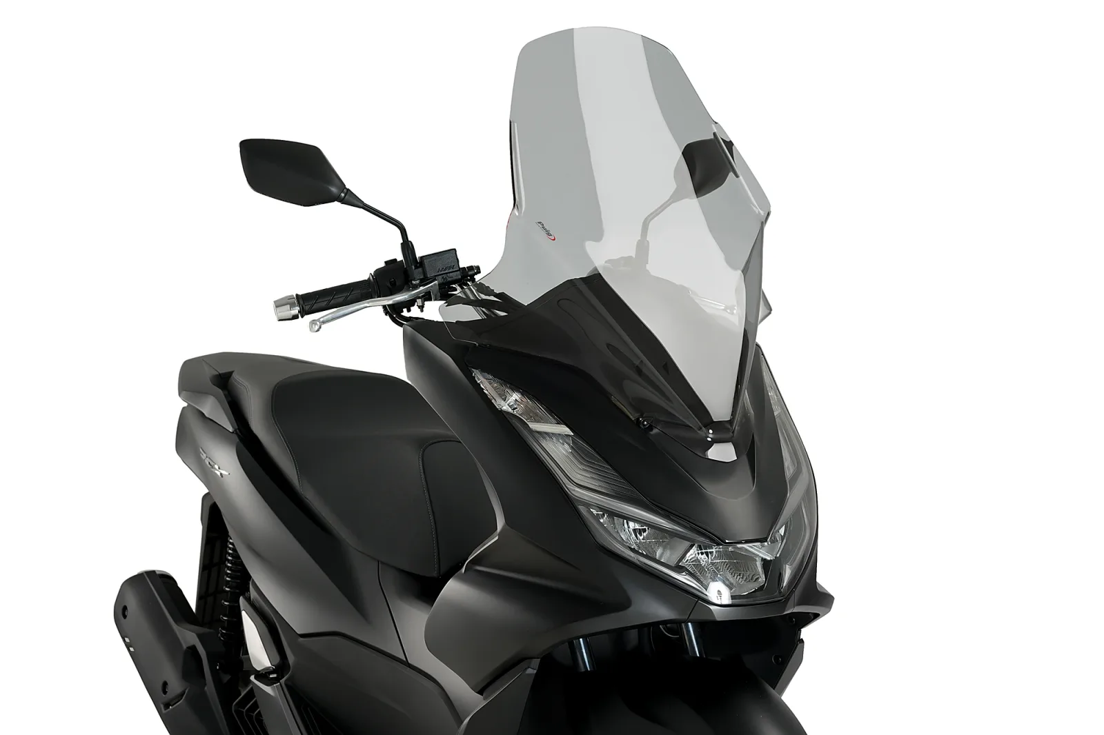 Puig Слюда V-Tech Line Touring за Honda PCX 125 (2021–2024) – Опушена
