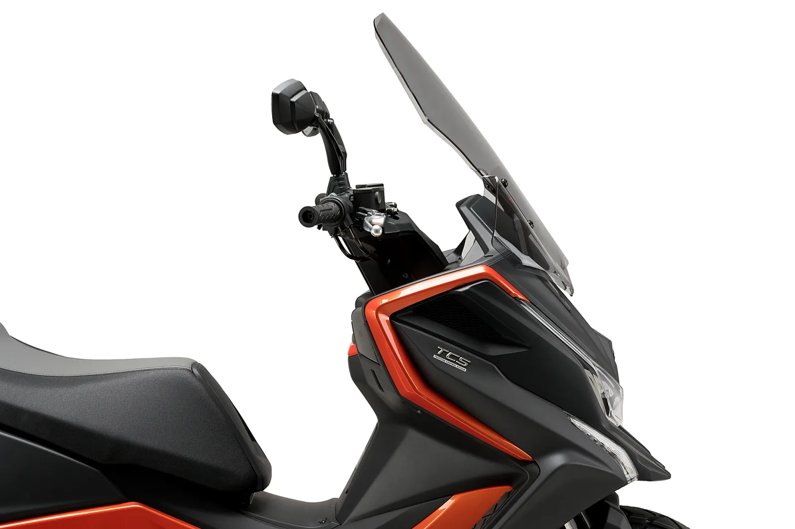 Puig Слюда V-Tech Line Touring за Kymco DT X125 (2022–2025), DT X350 (2022–2026), DT X360 (2023) – Опушена