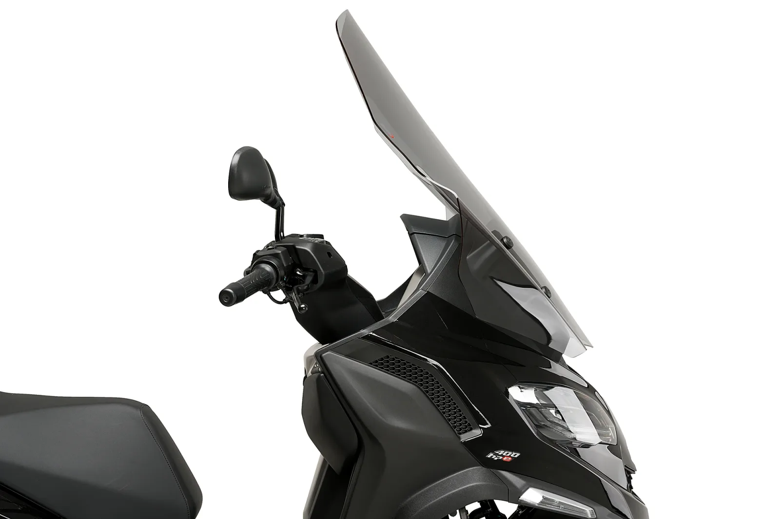 Puig Слюда V-Tech Line Touring за Piaggio MP3 400 (2022–2026), MP3 530 (2022–2026) – Опушена