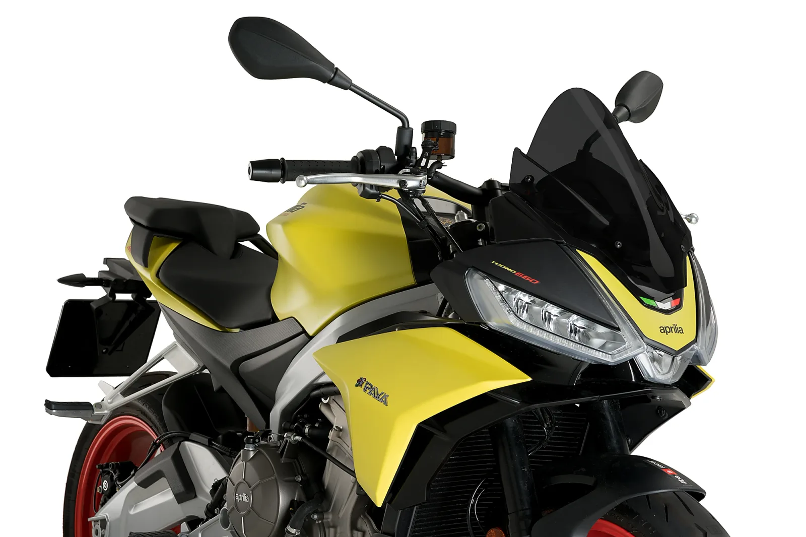 Puig Слюда Z-Racing за Aprilia Tuono 660 (2021–2026) – Тъмно опушена